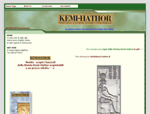 Tablet Screenshot of kemi-hathor.it